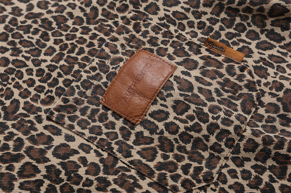 Leopard Shirt & Shorts Set