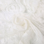 AN Lace-Overlay Flare Pants