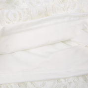 AN Lace-Overlay Flare Pants