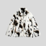 Dalmatian style fur coat model DD