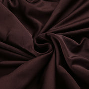 Brown Drape Skirt with Buckle