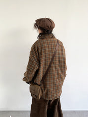Vintage Plaid Long Shirt