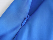 SIS Royal Blue Satin Dress