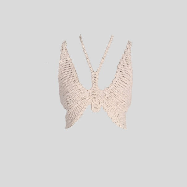 Butterfly Crochet Top
