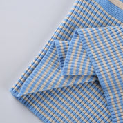 Sky Stripe Tie Shirt