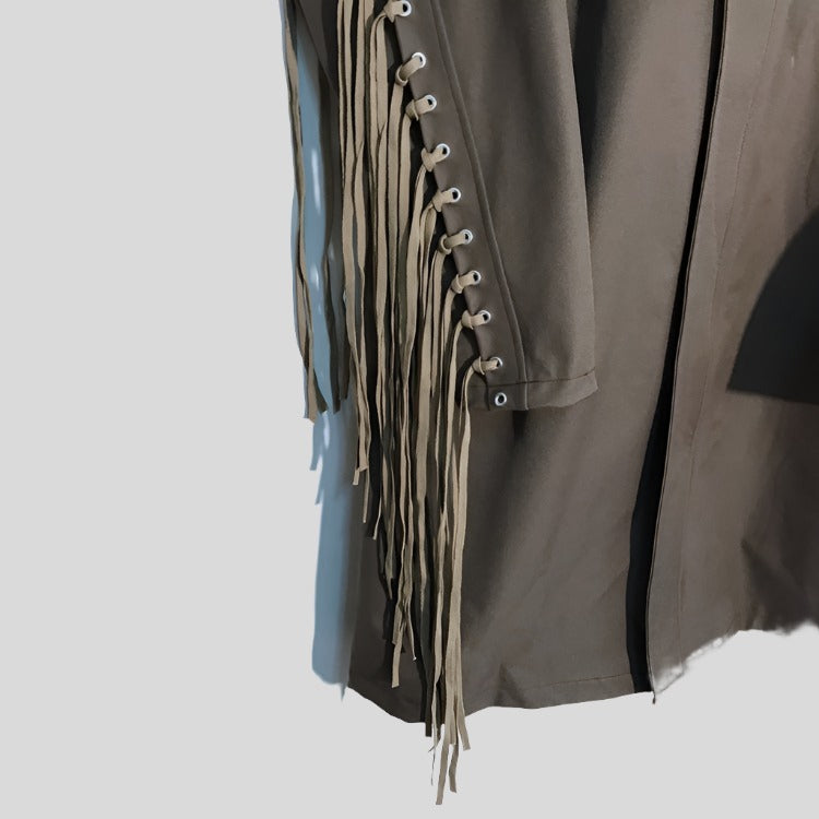 NOMADIC Brown Fringe Jacket