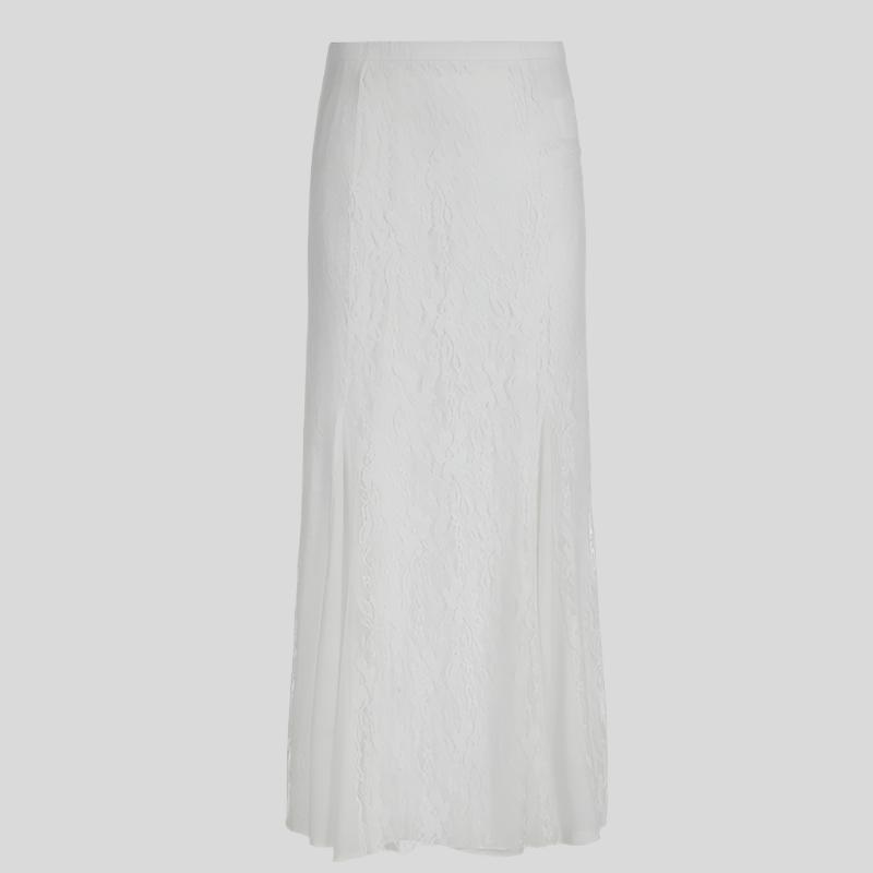 Lil White Lace Maxi Skirt