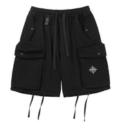 Black Loose Pocket Shorts