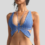 Butterfly Crochet Top