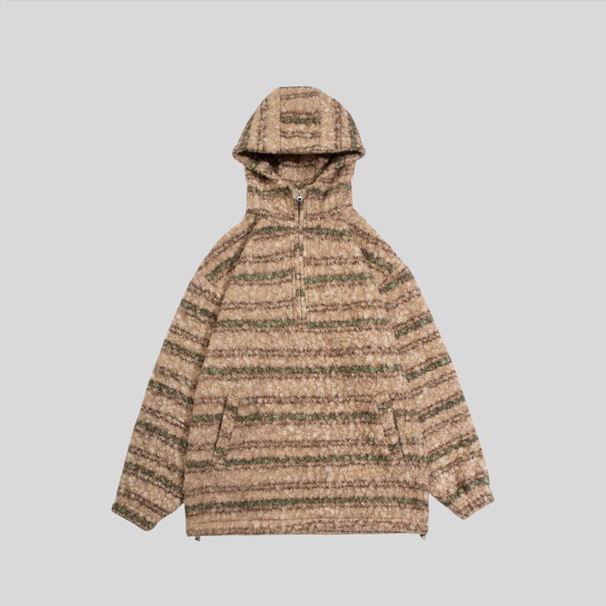 Vintage Brown-Tone Sweater Coat