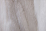 Black & White Long Fur Coat