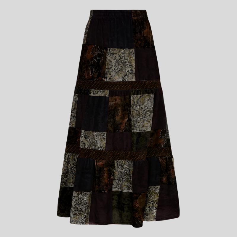YO Vintage Velvet Skirt