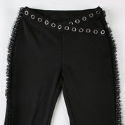Mag Stud-Lace Flare Pants