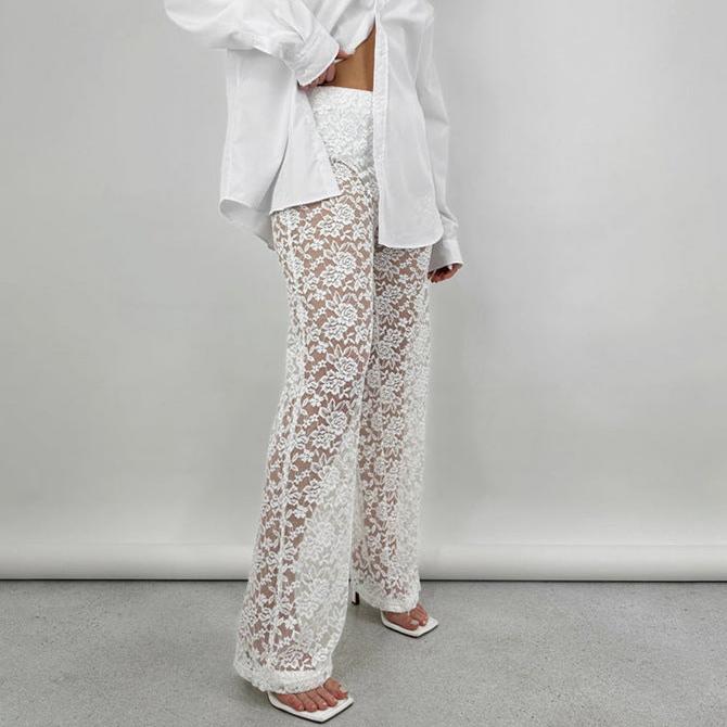 GO Lace Mesh Pants