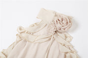 Draped Collar Dress