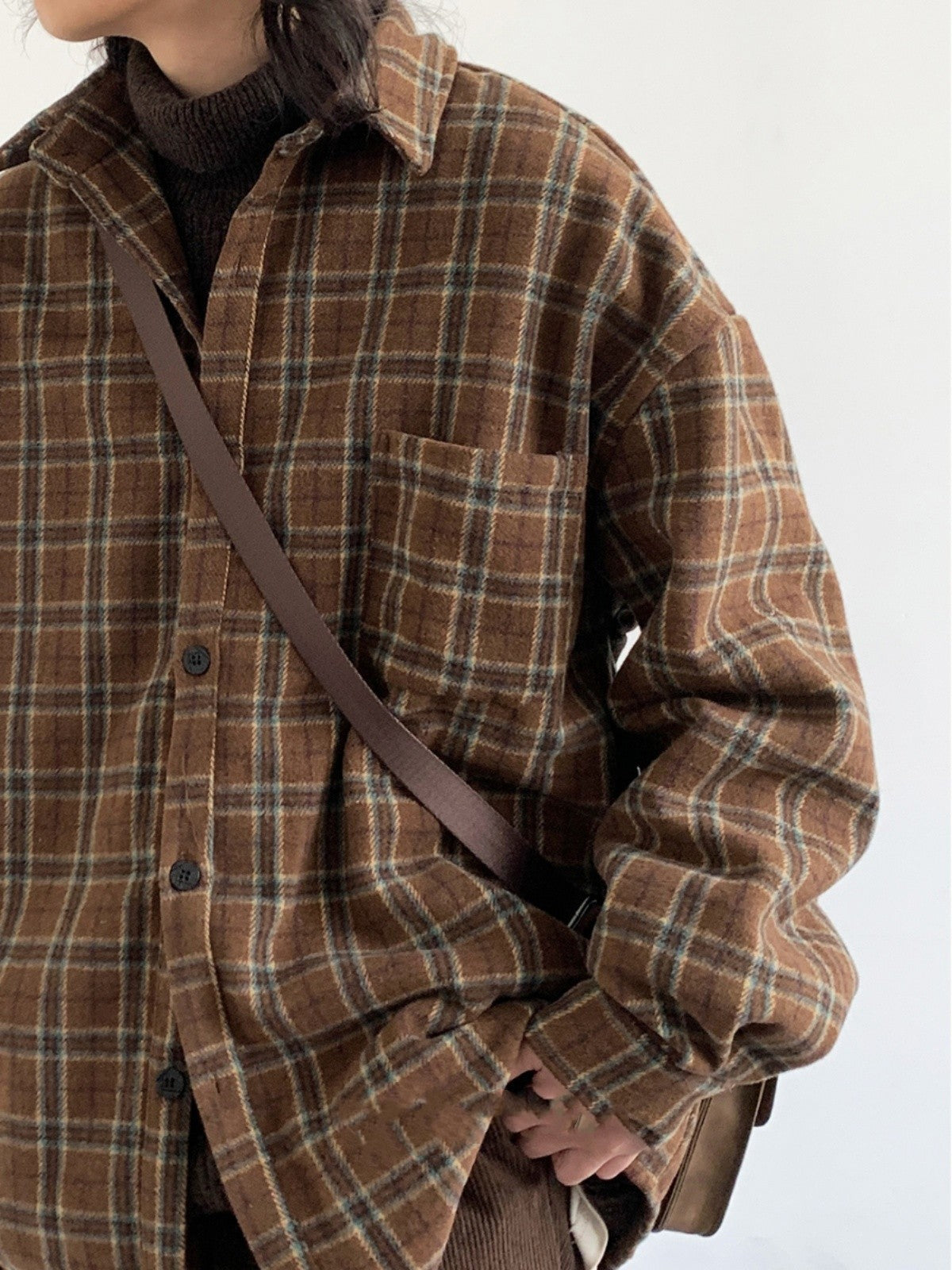 Vintage Plaid Long Shirt