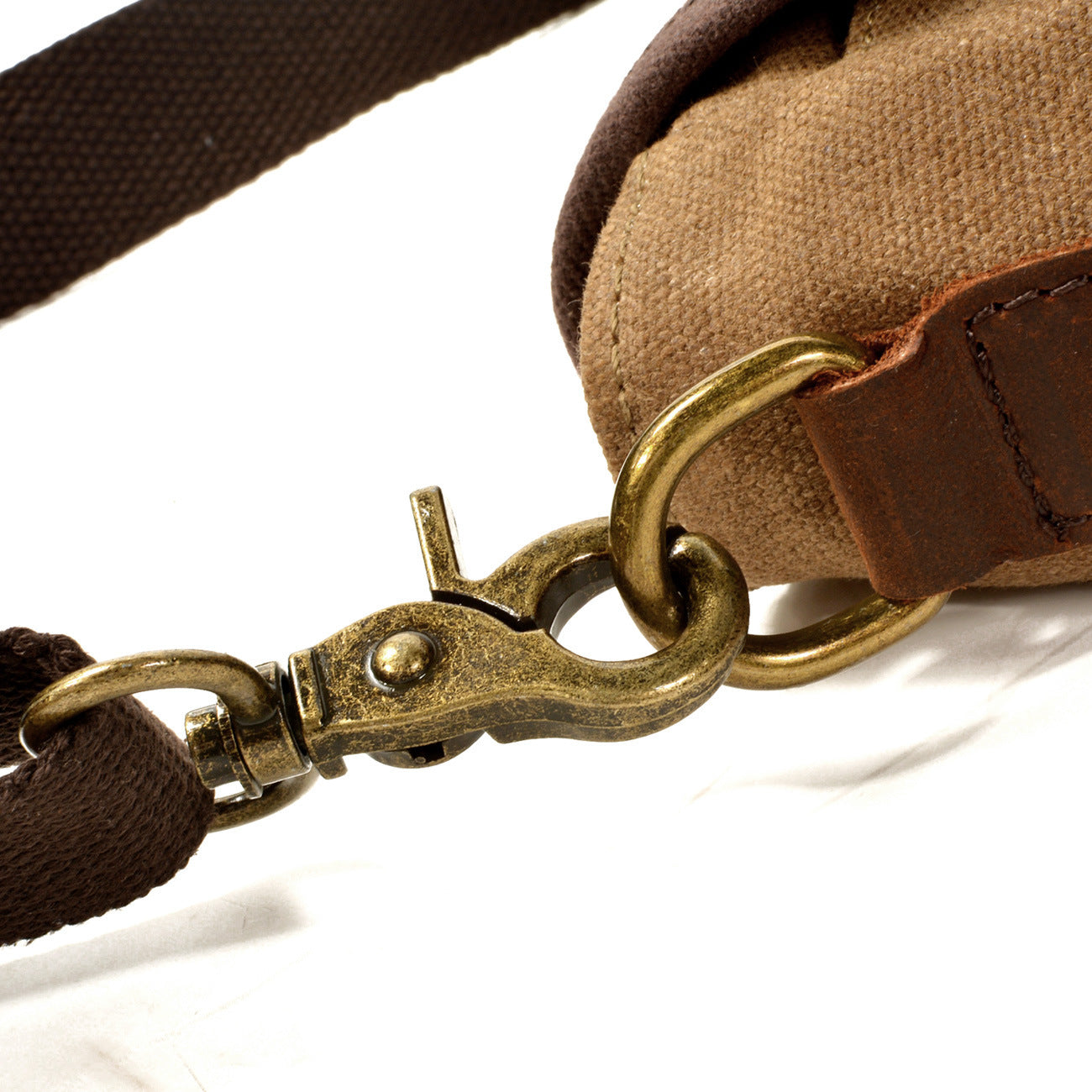 NOMADIC Suede-Patch Shoulder Bag