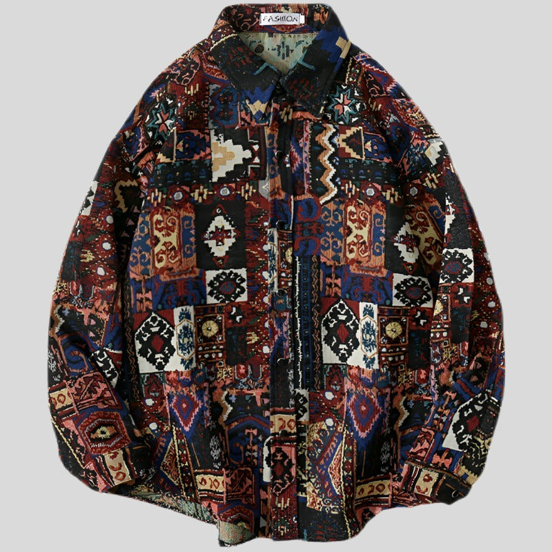 YO Psychedelic Embroidered Shirt