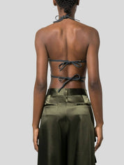 Butterfly Studded Denim Tank