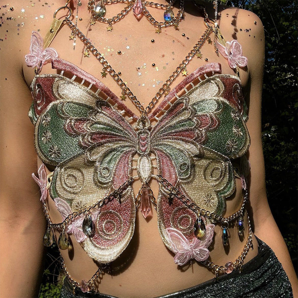 Butterfly Top with Chains
