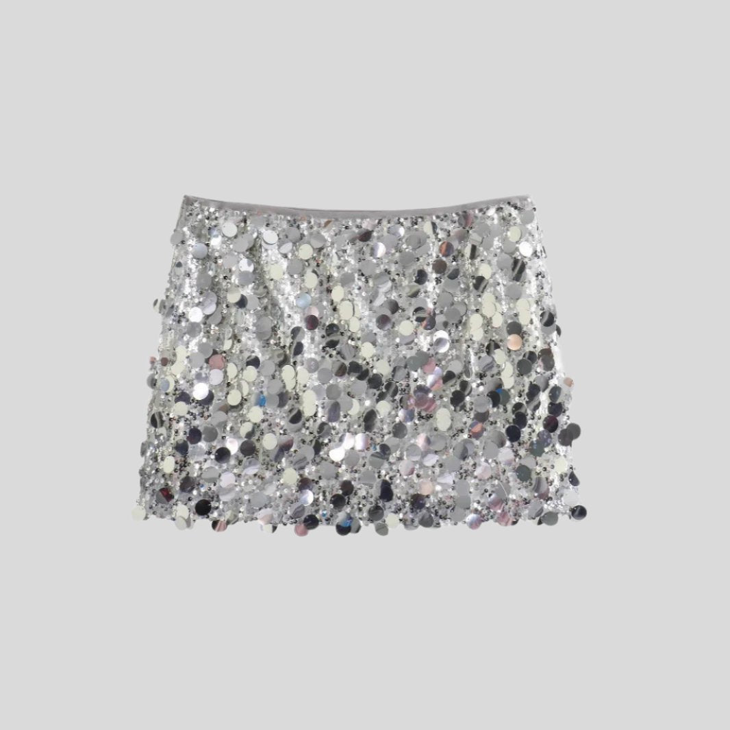 PP Sequin Mini Skirt