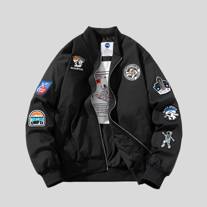 SHON Patch Baseball Jacket