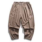 Wide-Leg Elegant Cotton Trousers