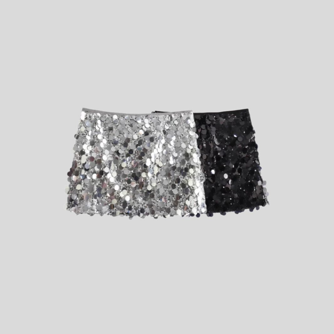 PP Sequin Mini Skirt