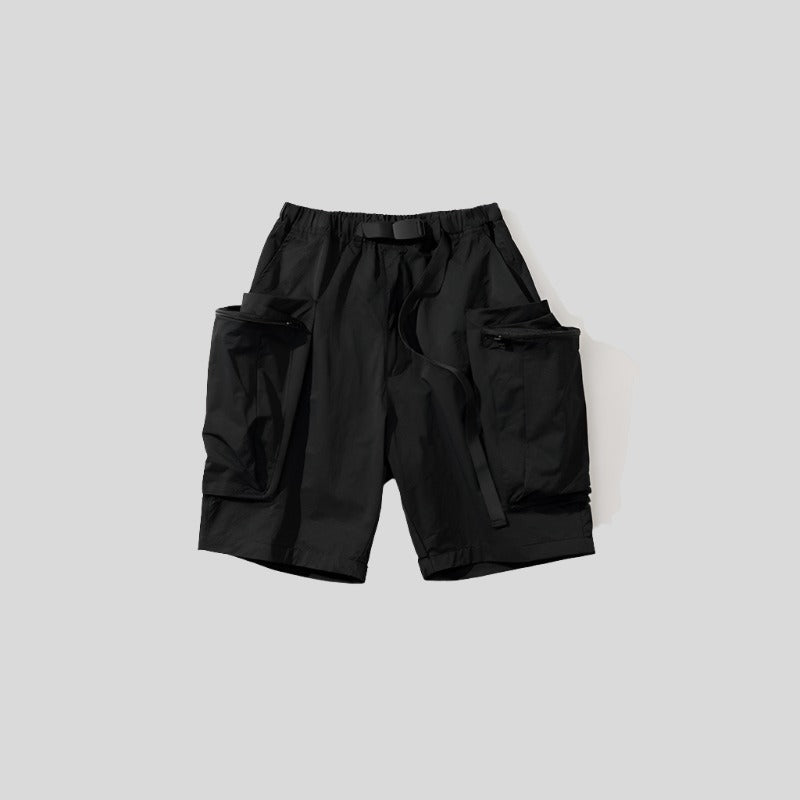 Wide-Pocket Cargo Shorts