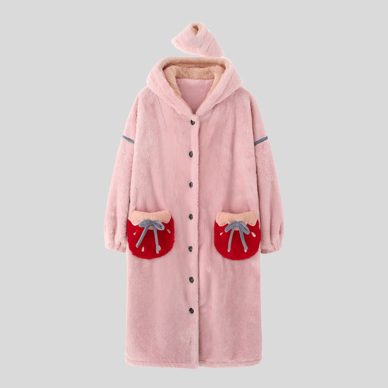 Open Onesie with Animal Embroidery