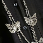 SIM Long-Sleeve Shirt with Butterfly Chain