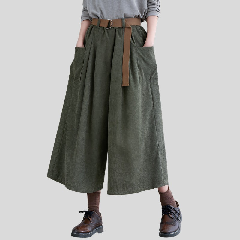 Wide Corduroy Pants