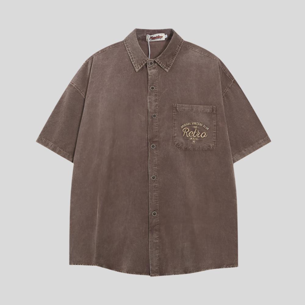 FIM Cropped Button Shirt