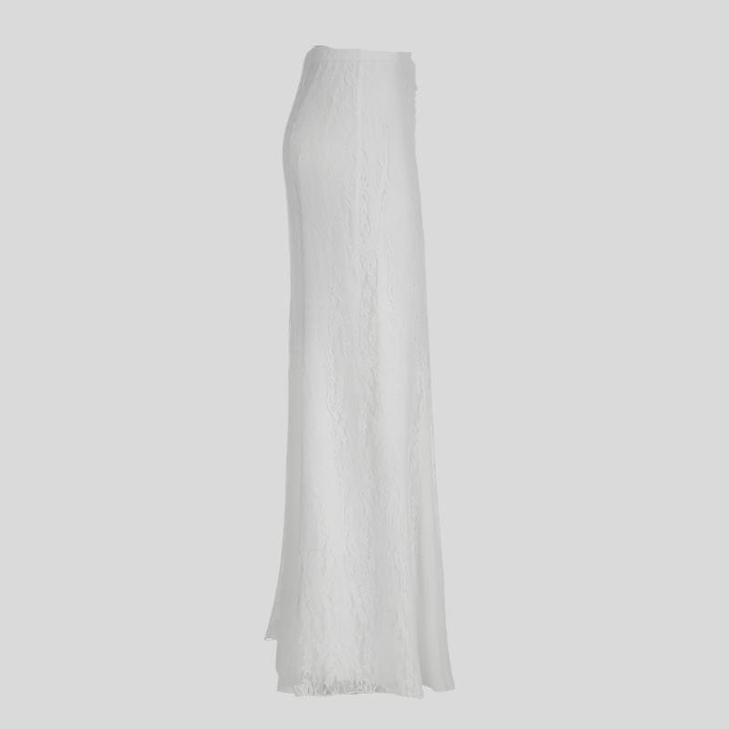 Lil White Lace Maxi Skirt