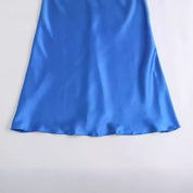 SIS Royal Blue Satin Dress