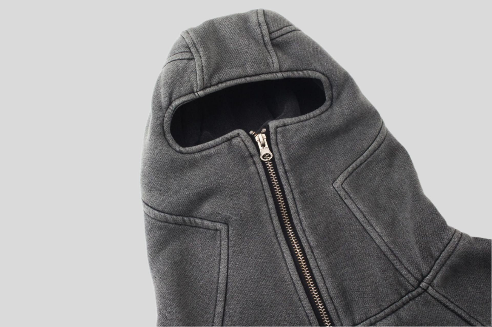 YU Hooded Face-Cover Hoodie
