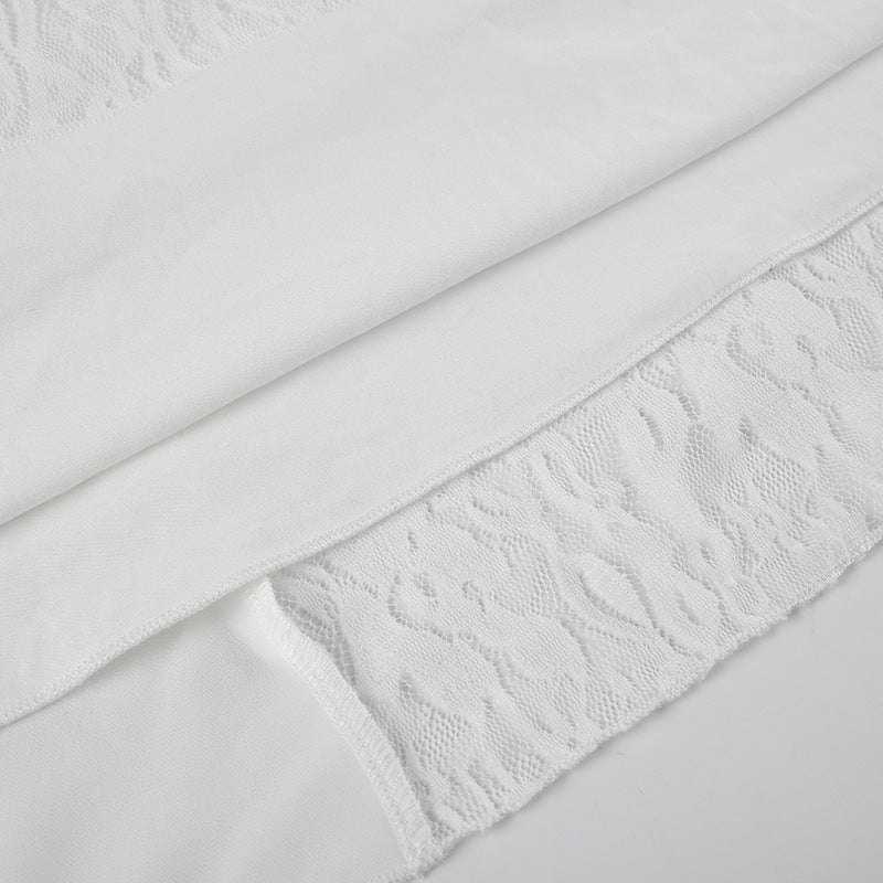 Lil White Lace Maxi Skirt