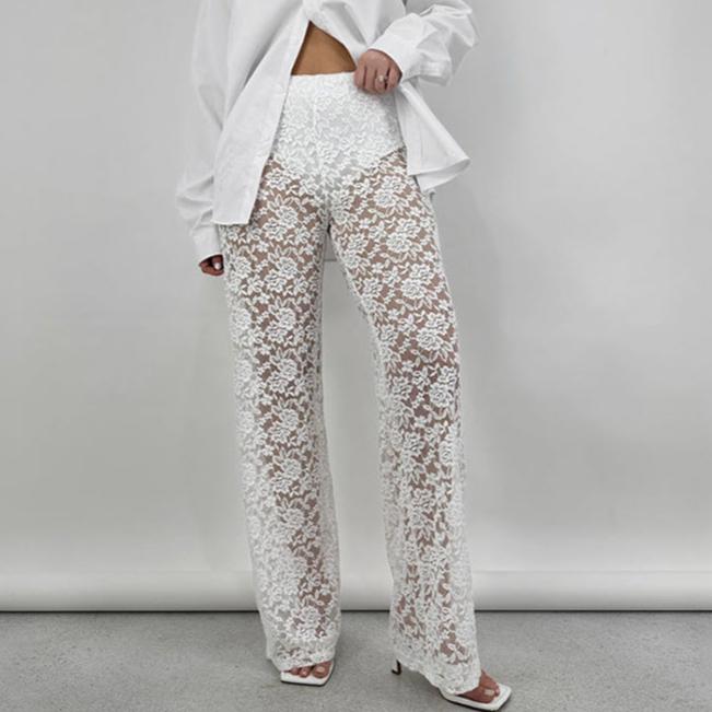 GO Lace Mesh Pants