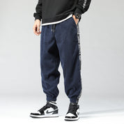 Embroidered Corduroy Pants