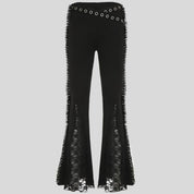 Mag Stud-Lace Flare Pants