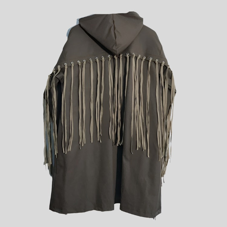 NOMADIC Brown Fringe Jacket