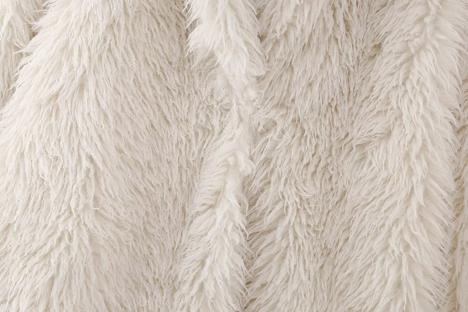Pearl White Fur Coat