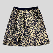 R Midi Leopard Skirt
