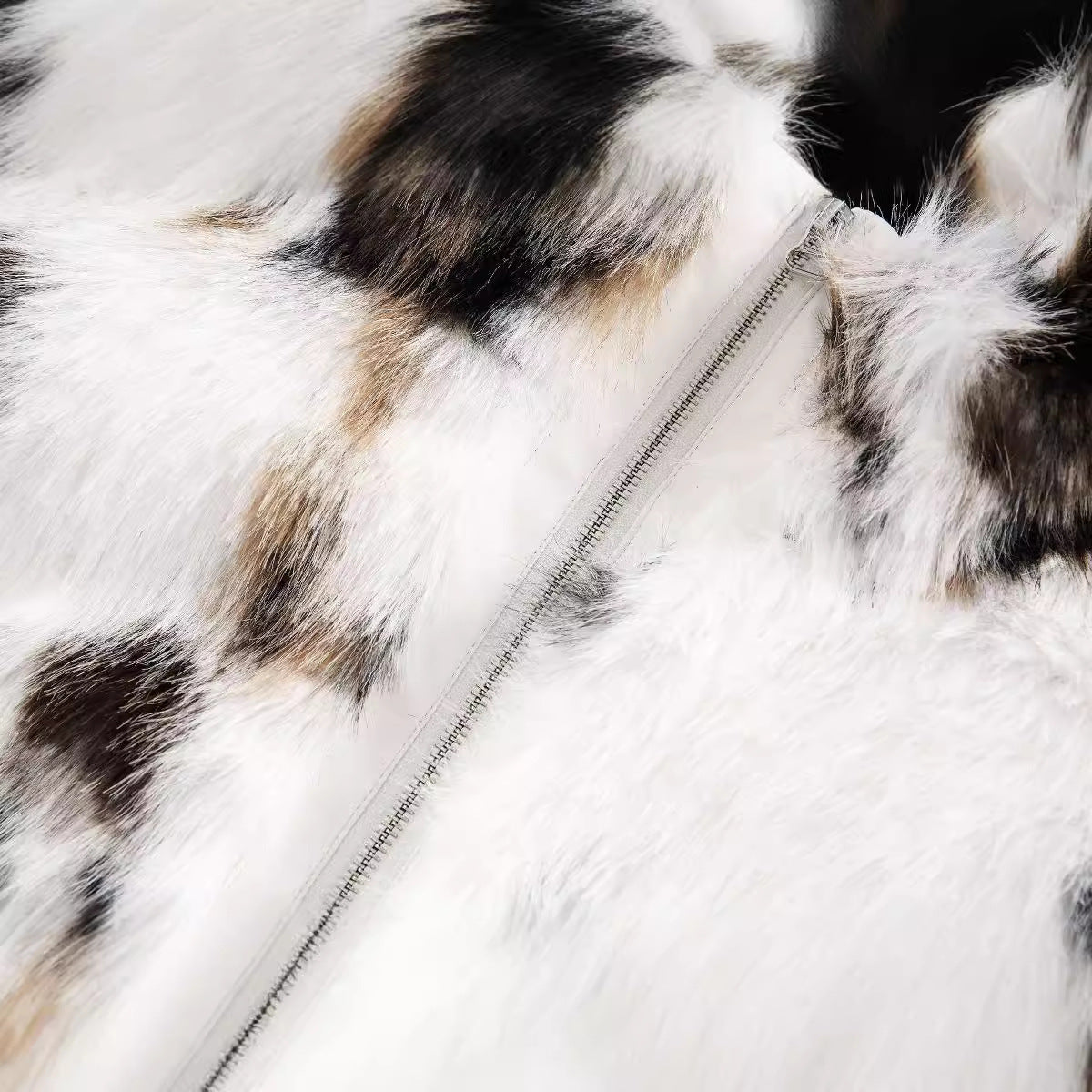 Dalmatian style fur coat model DD
