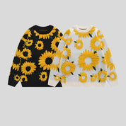 Sunflower Black-White Knit