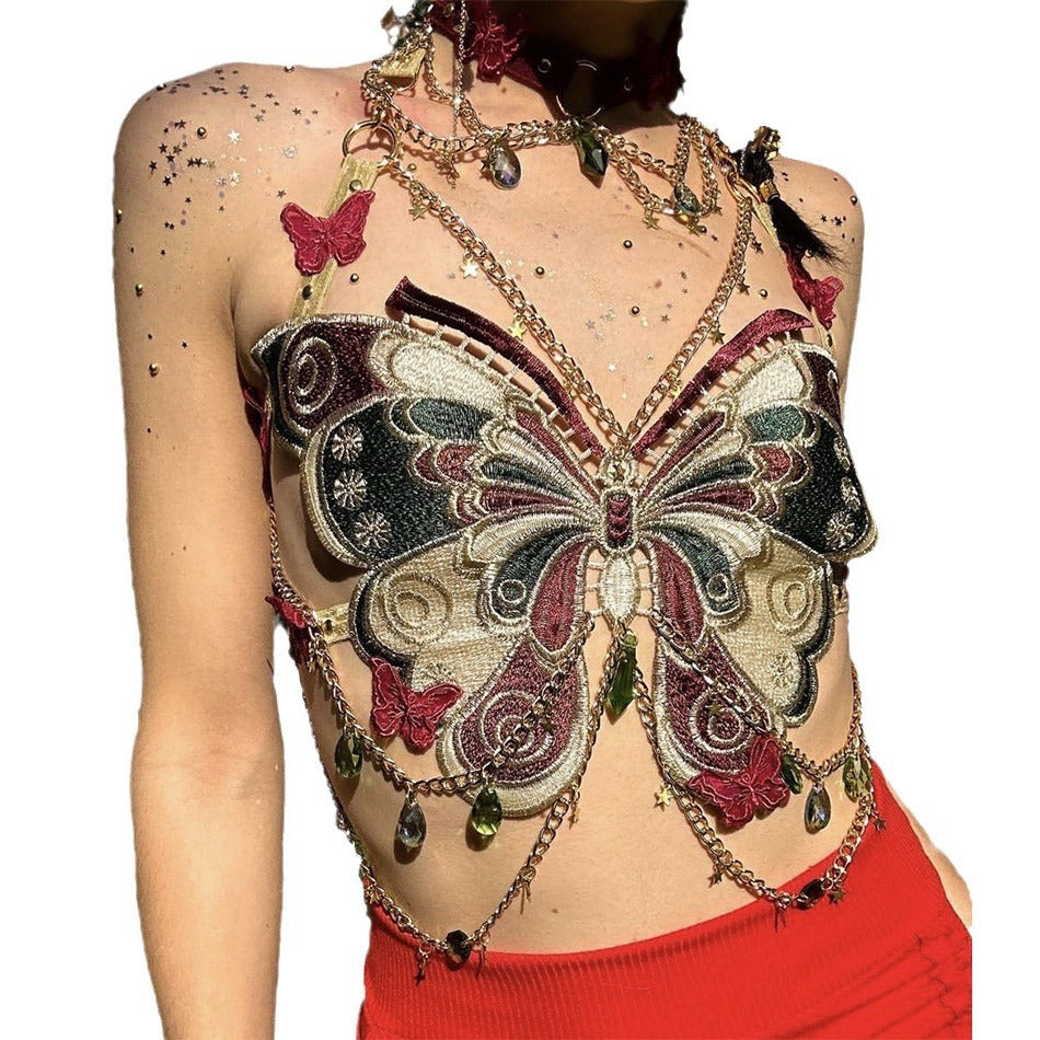 Butterfly Top with Chains