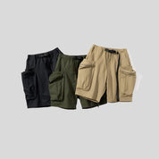 Wide-Pocket Cargo Shorts
