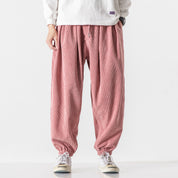 Corduroy-Panel Sweatpants