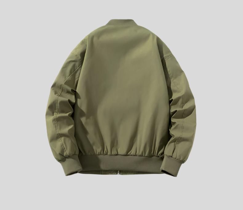 SHON Patch Baseball Jacket