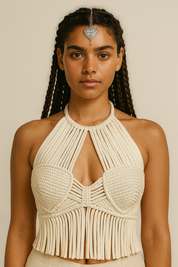 Shanti knitted top